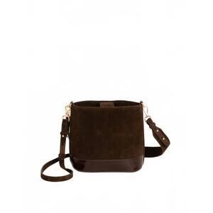 NEW MARADJI marlon bucket bag in brown suede